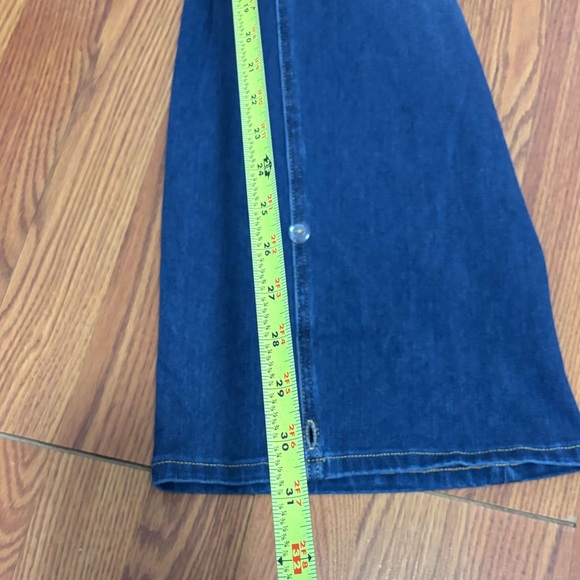 Halara high waisted adjustable hem wide leg jeans - Picture 9 of 10